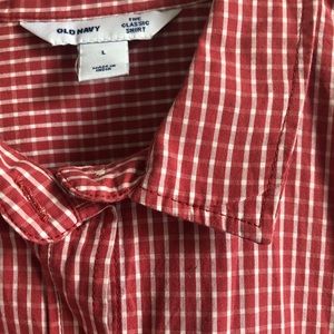 Classic Red Plaid Button Down